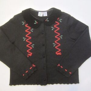 GREEN DOG  Girls Christmas Formal Cardigan size 14